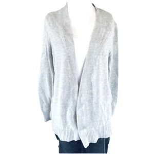 Gap cardigan sweater, gray knit, size small 100% cotton